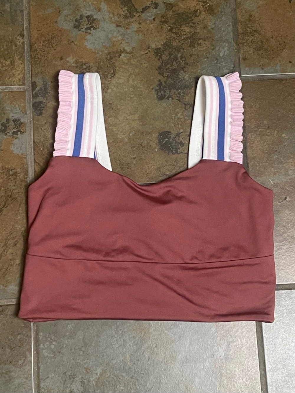 NWOT AS Revival Playful Pace Ruffle Tank